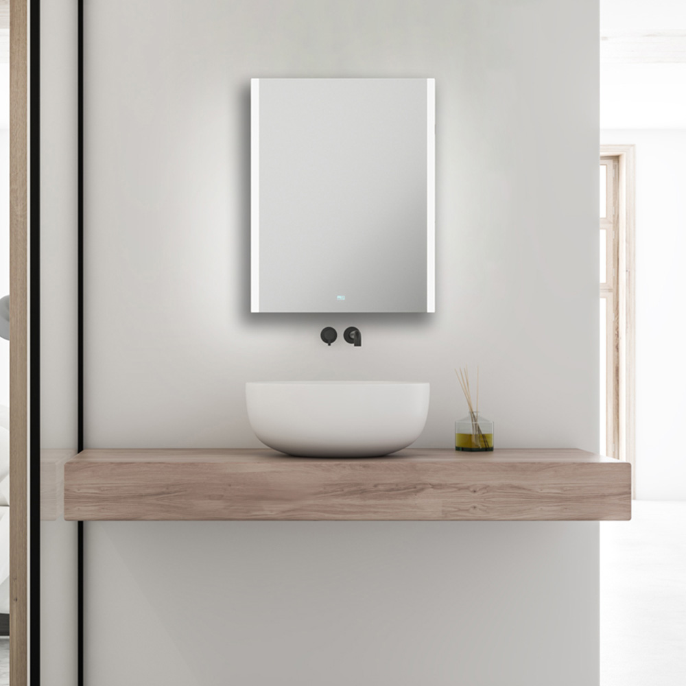 Sorrelis Boreal Single Door Tunable LED Mirror Cabinet 70 x 55cm Image 4