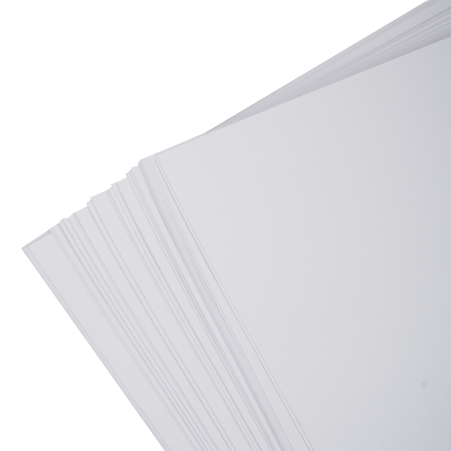 Pack of 50 White Card Sheets A3 - White Image 4