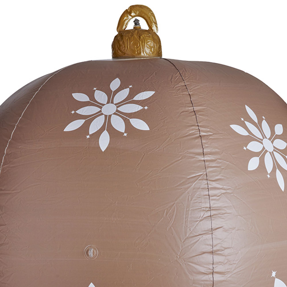 Wilko 120cm Inflatable Bauble Champagne Image 6