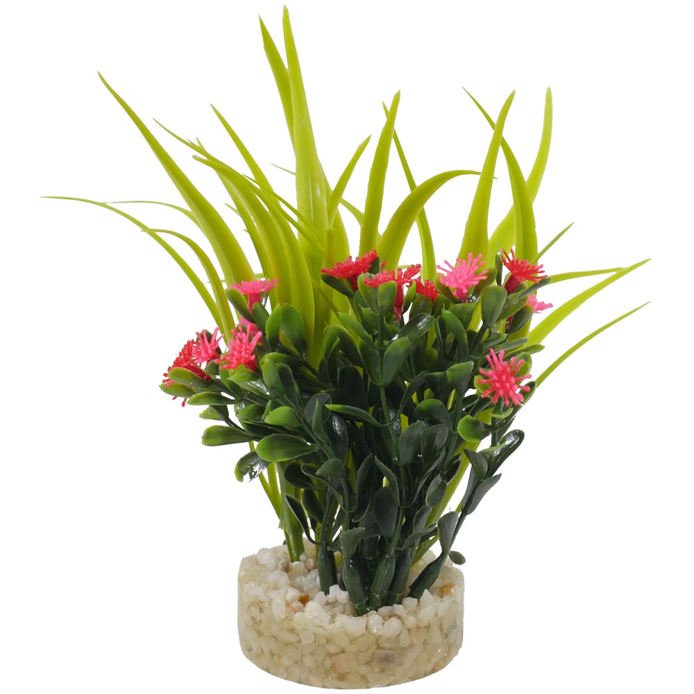 Single Wilko Aqua Decor Flowers Bouquet in Assorted styles Image 5