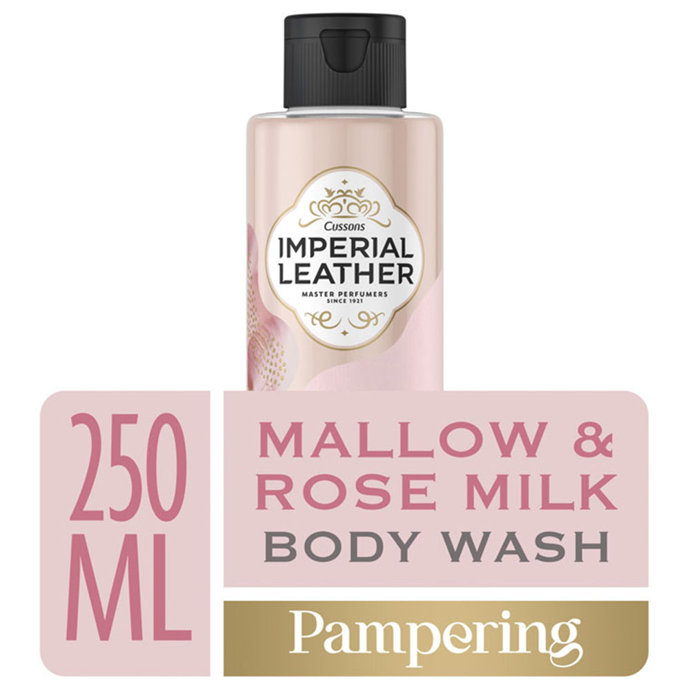 Imperial Leather Pampering Marshmallow and Rose Milk Body Wash 250ml Image 2