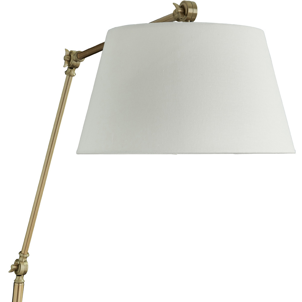 Wilko Gold Effect Adjustable Floor Lamp Image 3