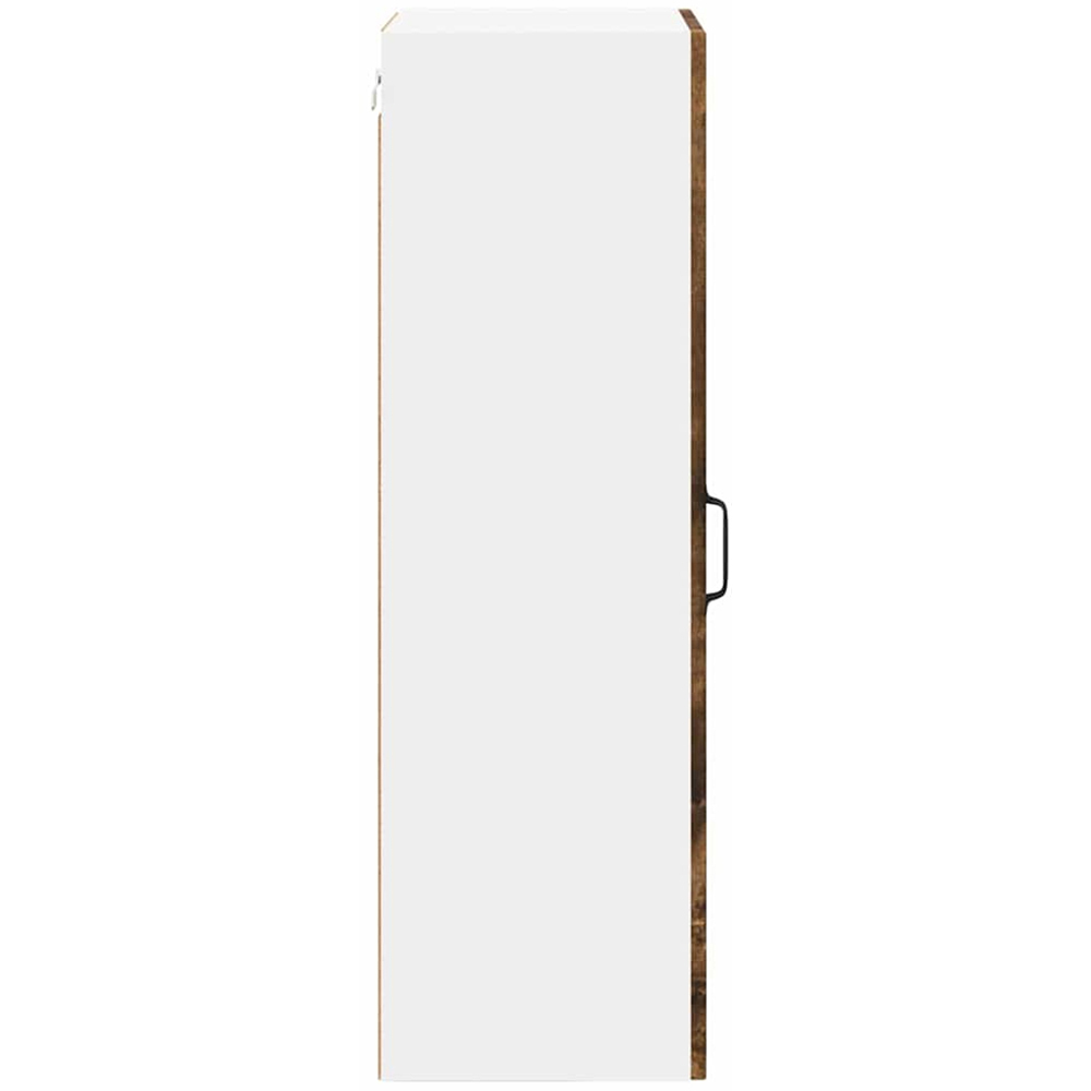 vidaXL Single Door Smoked Oak Kitchen Wall Cabinet Image 6