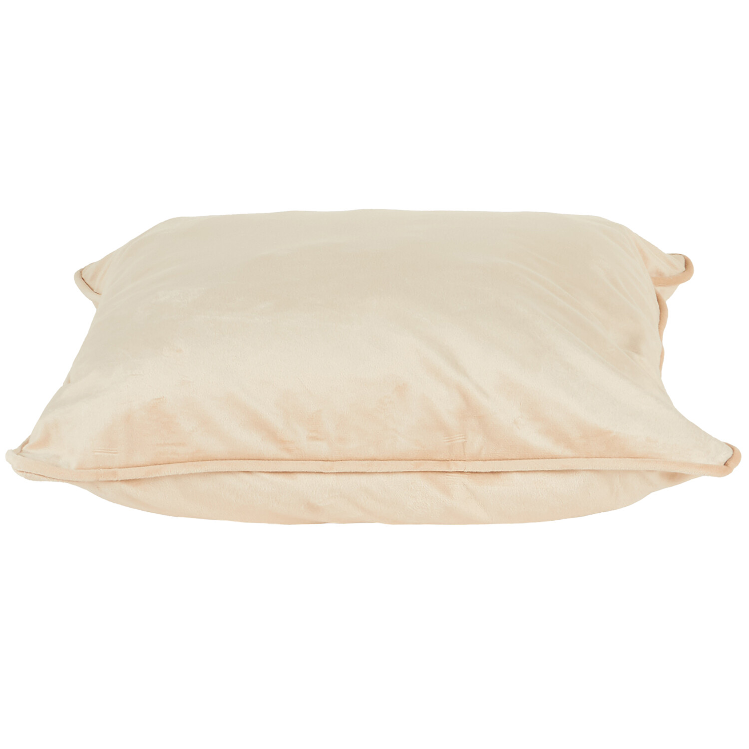 Matte Velvet Square Cushion - Natural Image 3
