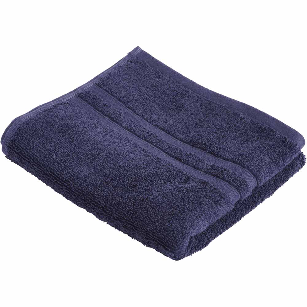Wilko Best Indigo Hand Towel Image 1