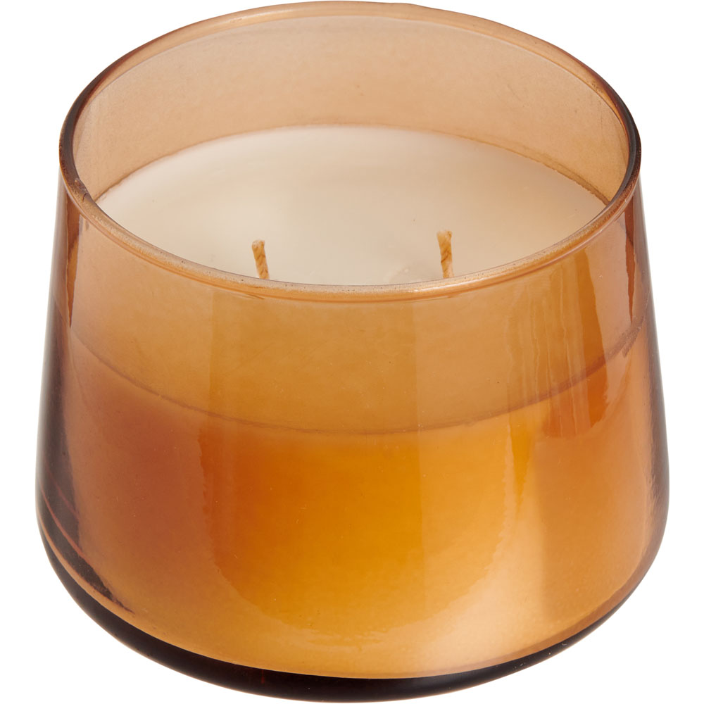Wilko Natural Two Wick Jar Candle Image 2