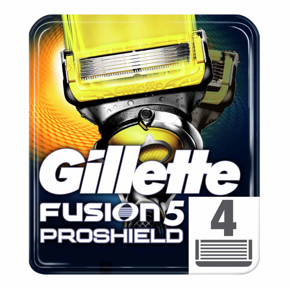 Gillette Fusion 5 ProShield Blades 4 pack Image 1