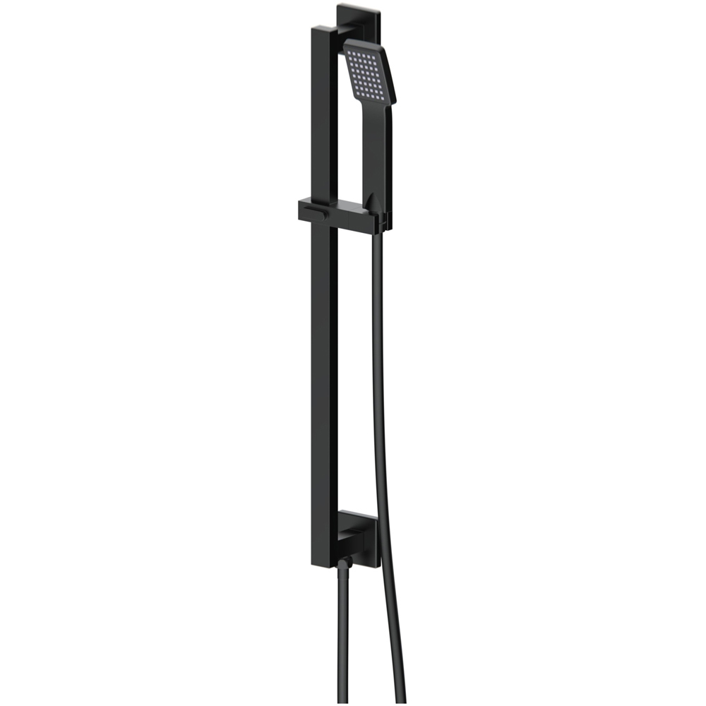Bathstore Siesta Matt Black Thermostatic Shower Valve Kit Image 4