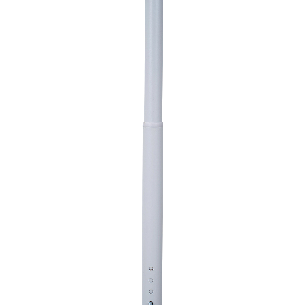 Living and Home White Adjustable Floor-to-Ceiling Coat Stand with 8 Hooks Image 5