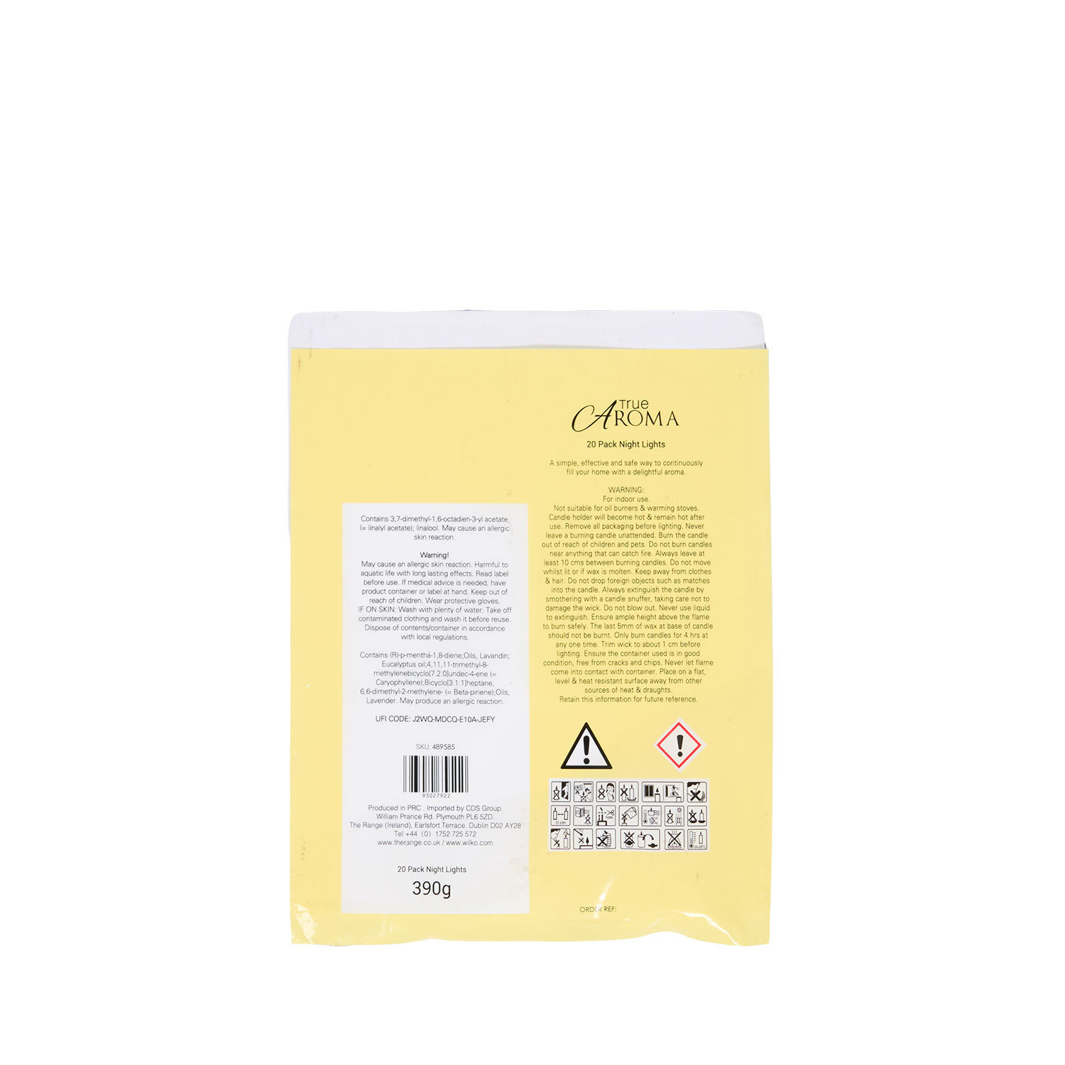 Pack of 20 Sicilian Lemon Tealights Image 2