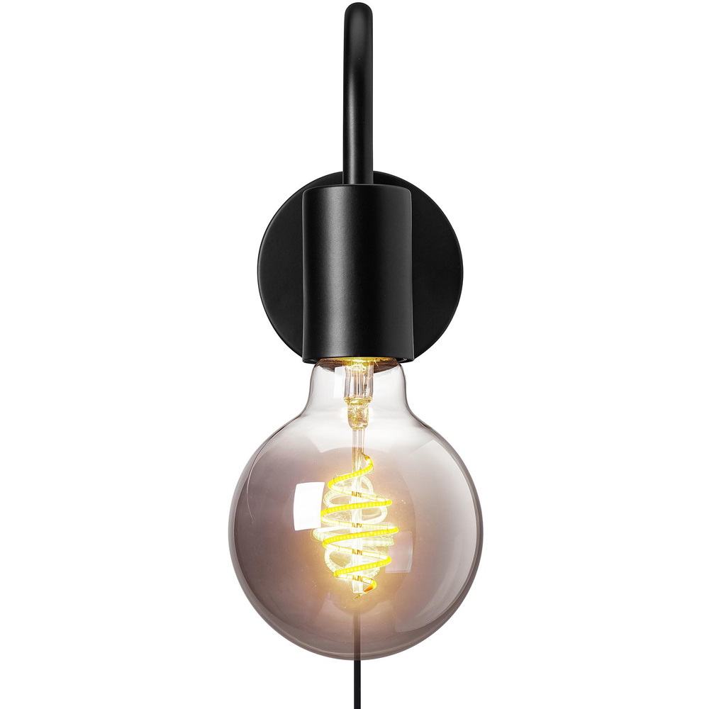 Nordlux Paco E27 Black Wall Light Image 3