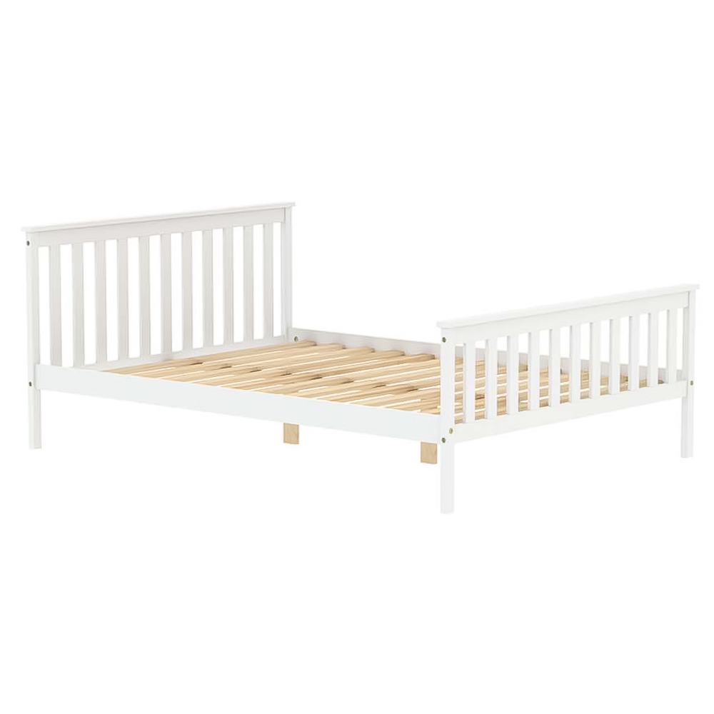 Oxford Small Double White Bed Image 2