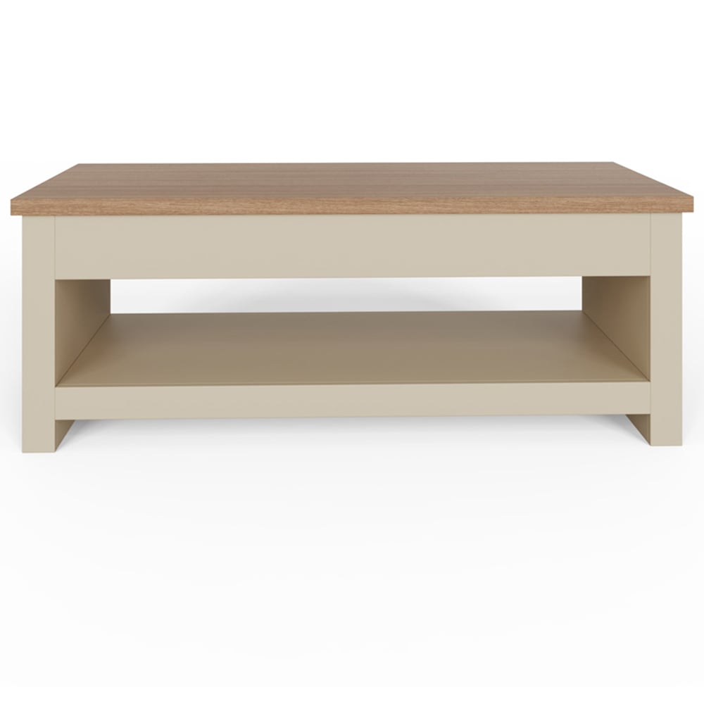 GFW Lancaster Cream Lift Up Coffee Table Image 3