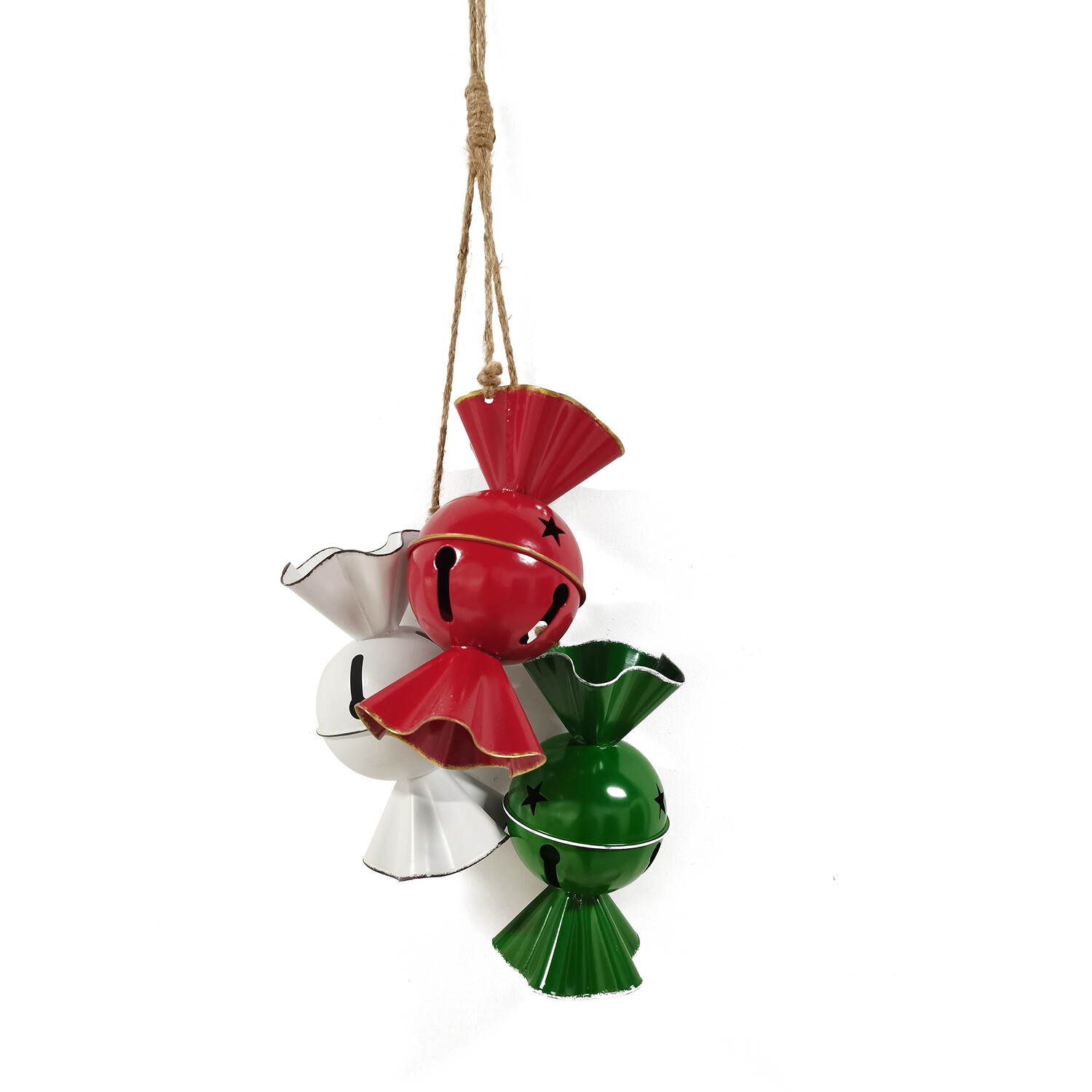 3 Hanging Sweet Bells Multicolour Image 2
