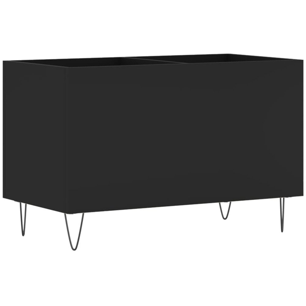vidaXL Black Record Cabinet Image 2