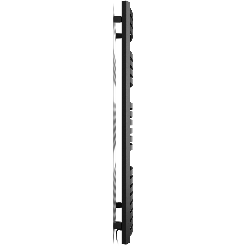 Terma Dexter E Matt Black Electric Towel Rail 1220 x 600mm Image 4