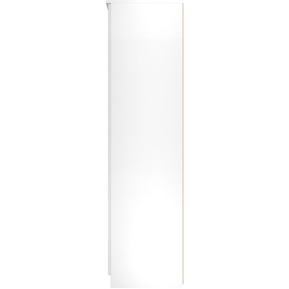 Crowndale Camden 5 Door 2 Drawer White Gloss and White Wardrobe Ready Assembled Image 7