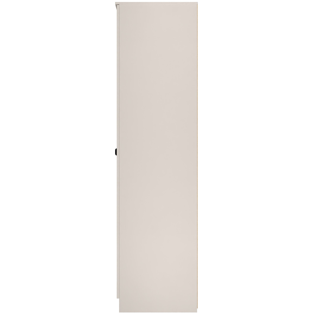Crowndale Bora 2 Door 6 Shelf Kashmir Matt Triple Wardrobe Image 3