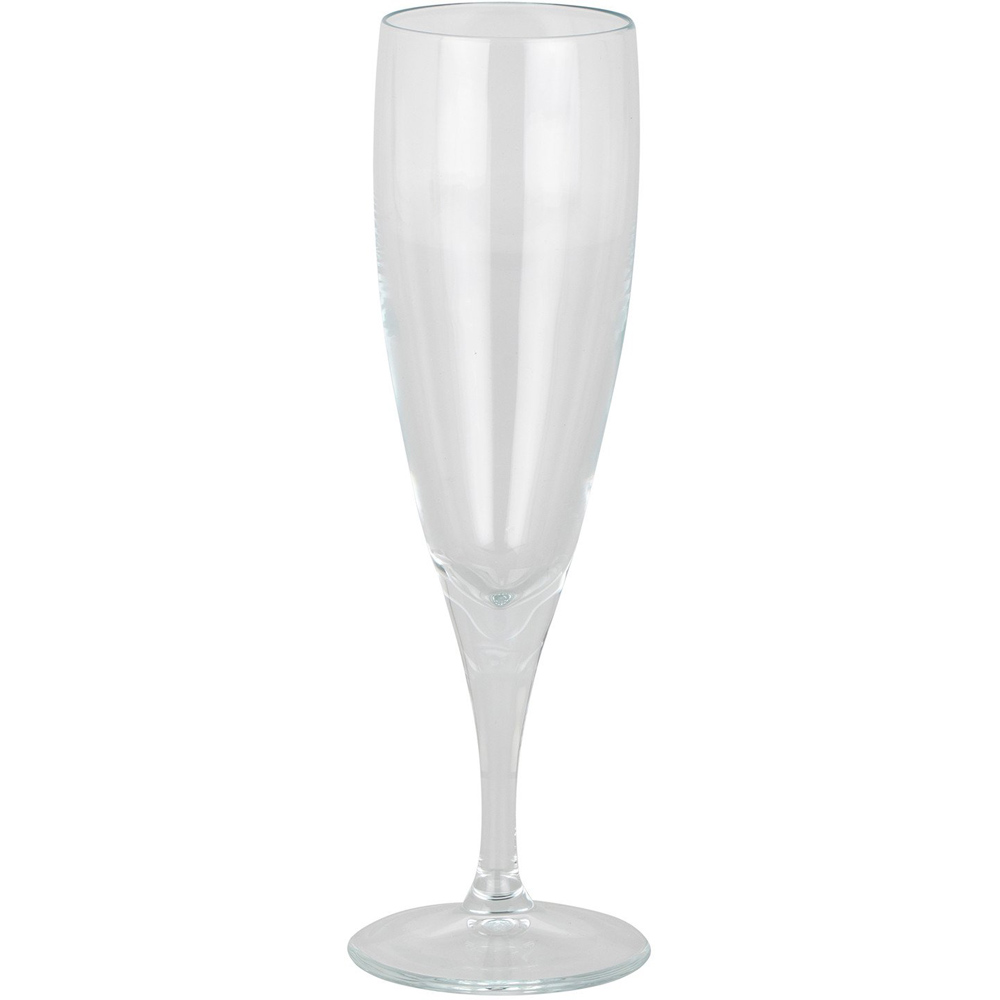 My Home Traditional Clear Champagne Flute 230ml Wilko