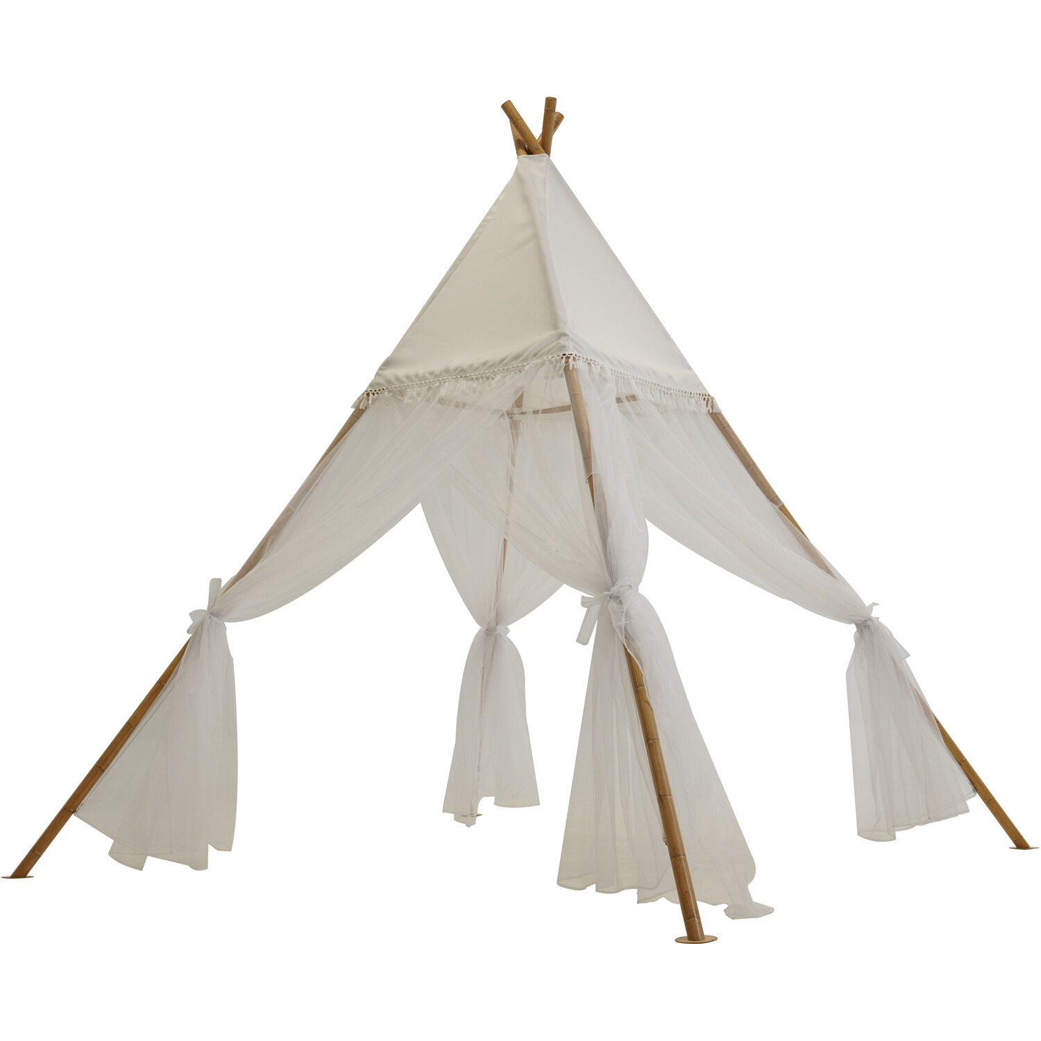Malay Salisbury White Teepee Tent Image 2