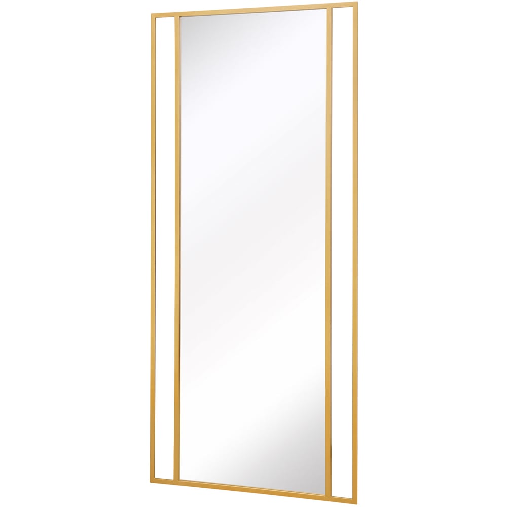 MirrorOutlet The Genestra Gold Modern Wall and Leaner Garden Mirror 200 x 90cm Image 3