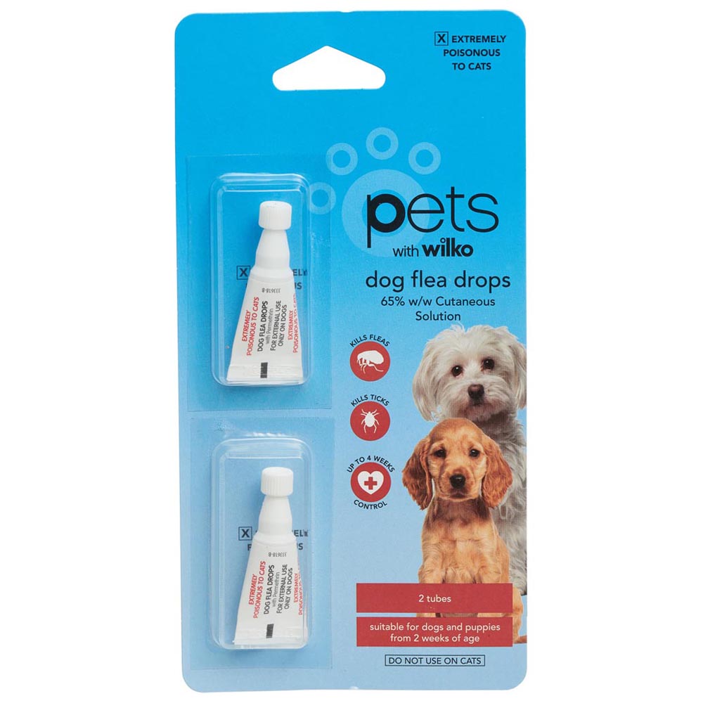 Wilko Dog Flea Drops Image 1