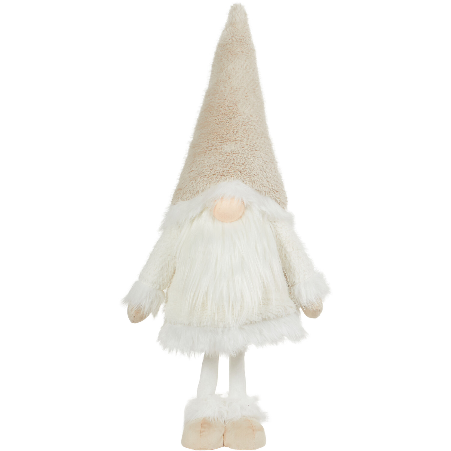 Fluffy Wobbly Standing Gonk Beige - Beige Image 1