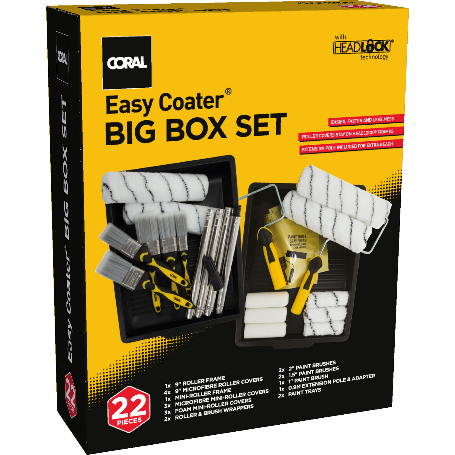 Coral 22 Piece Big Box Set Decorating Kit Image 1