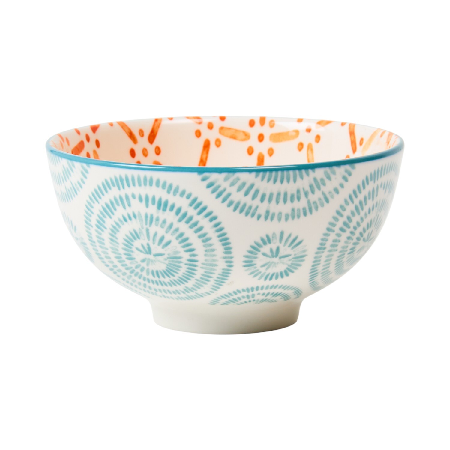 Azalia Pad Print Small Bowl Blue Image 4