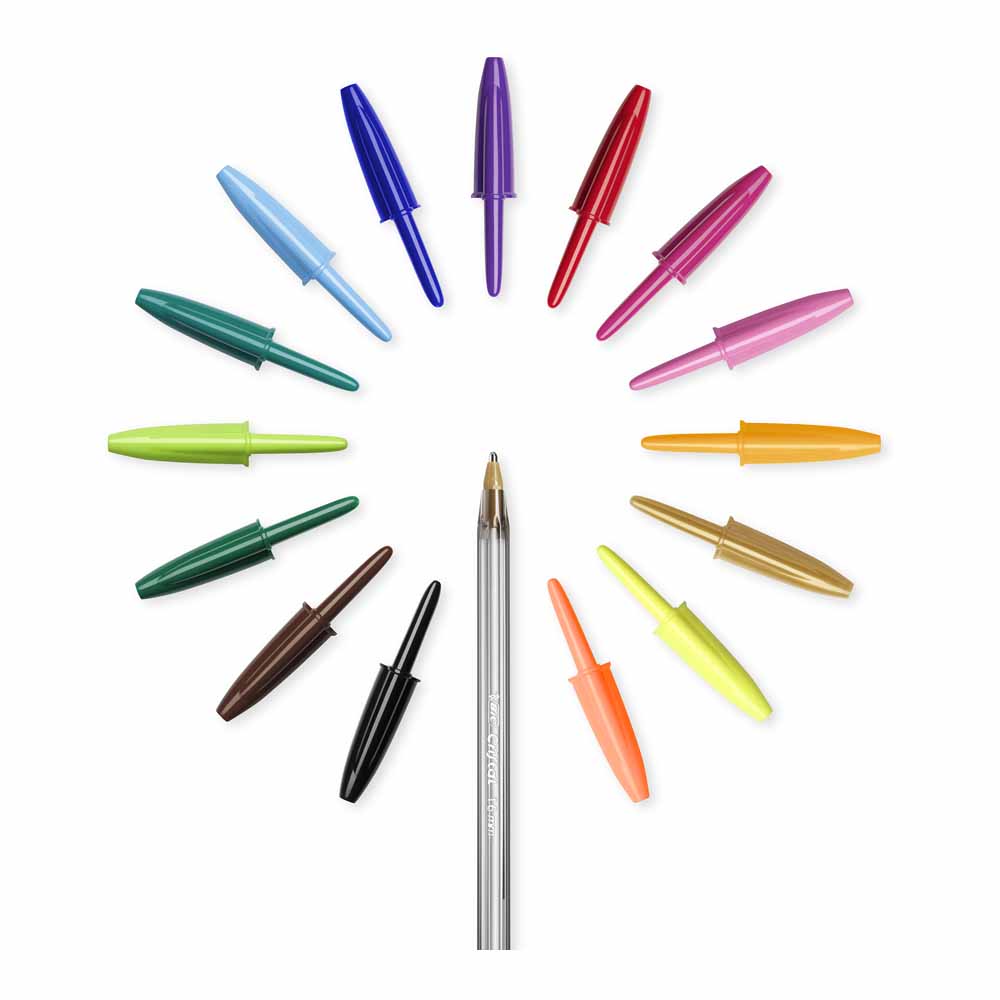 Bic Cristal Multicolour Ballpoint Pen Assorted 20 Pack Image 2