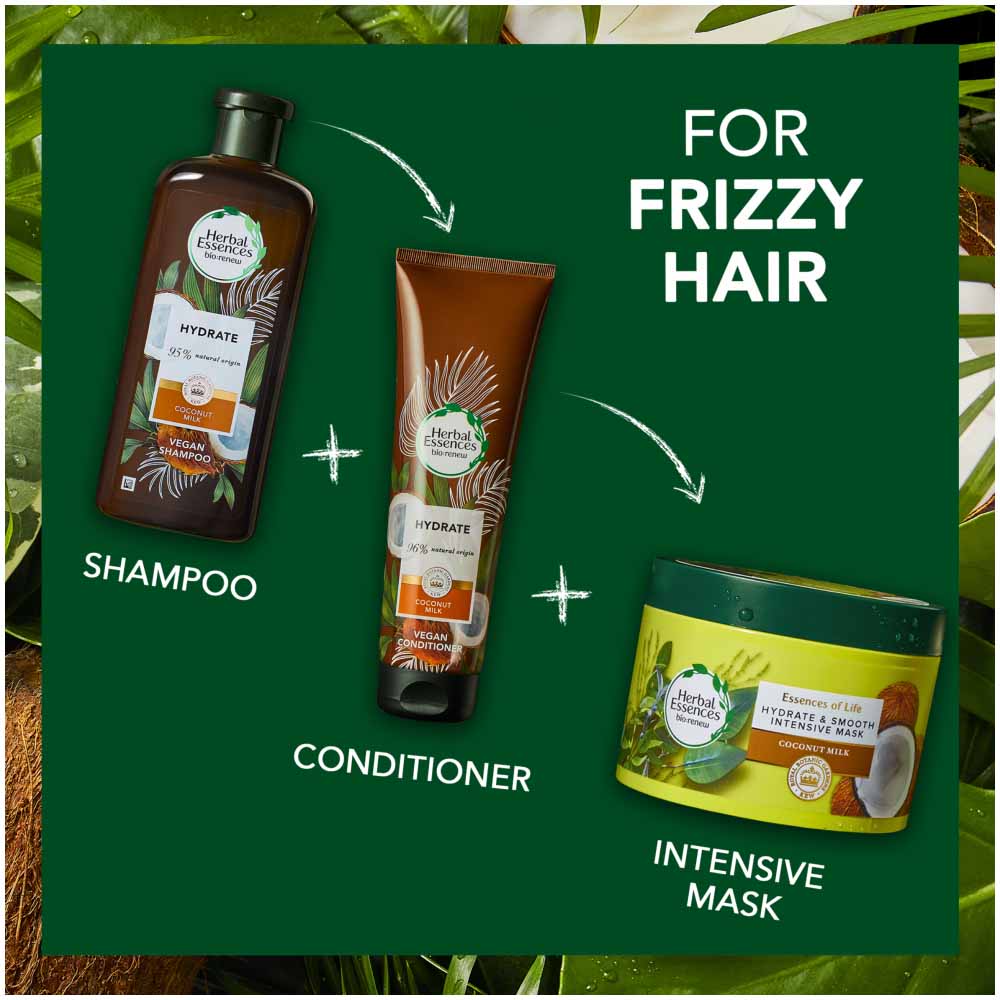 Herbal Essences Biorenew Coconut Milk Hydrating Vegan Hair Conditioner 275ml Image 3