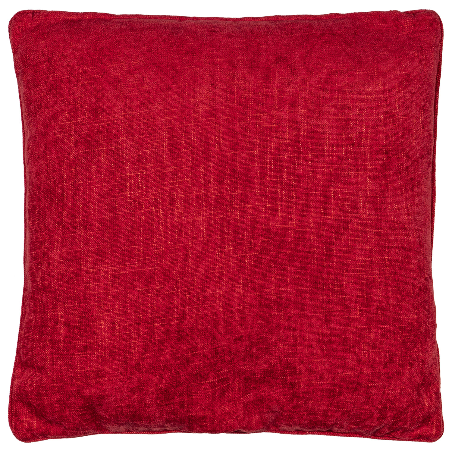 Divante Red Windsor Chenille Cushion 55cm Image