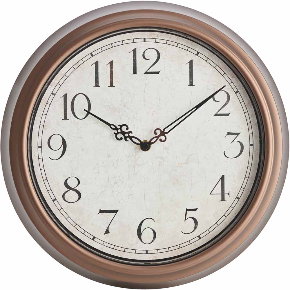 Wilko Garden Clock Brown Wilko