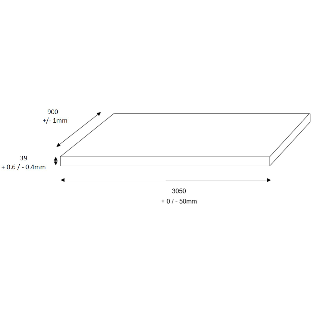 Wilsonart Beton Calade Square Edge Breakfast Bar Worktop 38mm Image 6