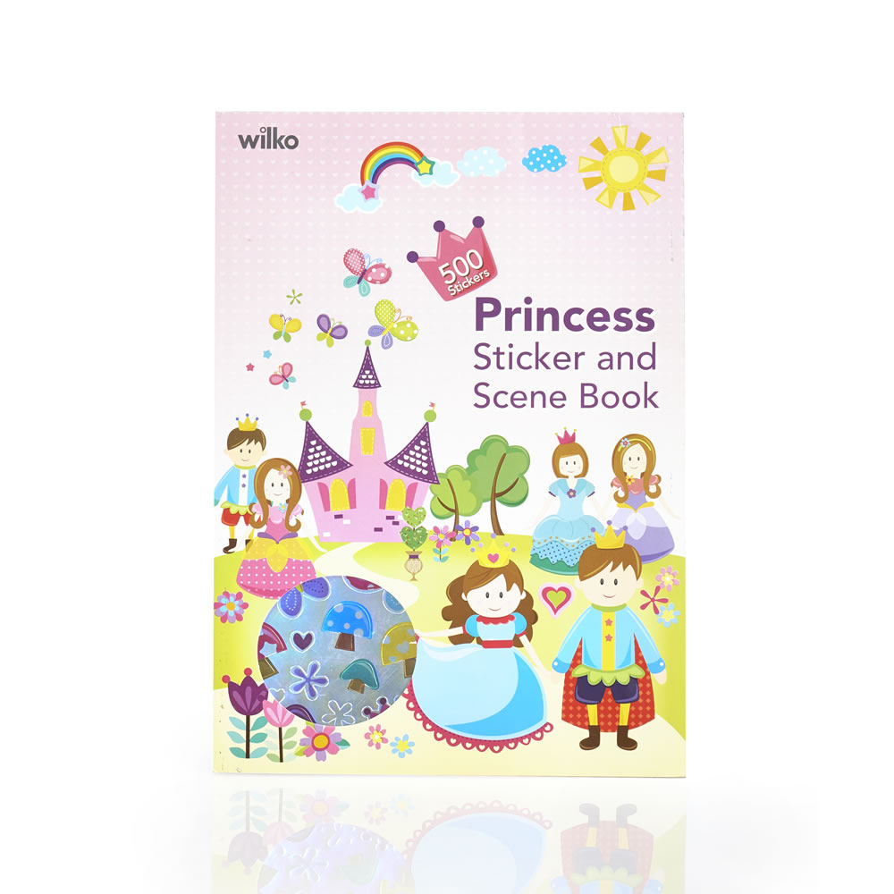 Wilko Sticker Book Princess 500 Stickers Image