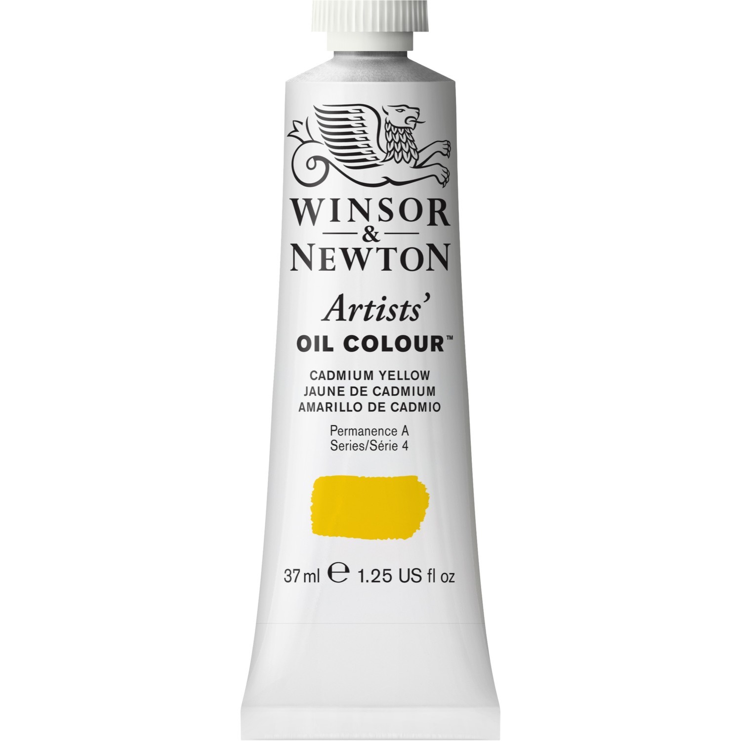 Winsor and Newton 37ml Artists' Oil Colours - Cadium Yellow Image 1