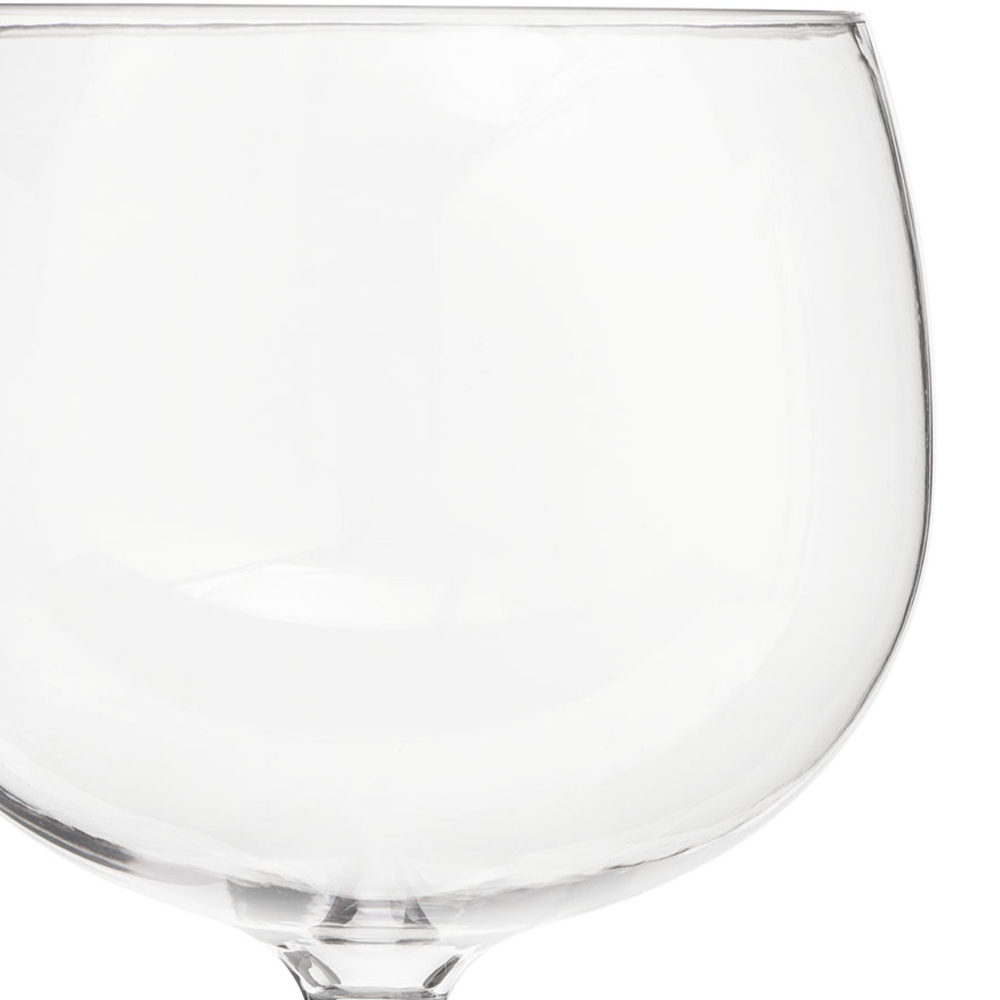 Wilko Clear Plastic Gin Glasses 4 Pack Image 4
