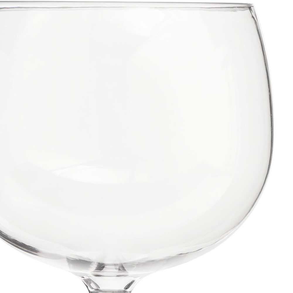 Wilko Clear Plastic Gin Glasses 4 Pack Wilko