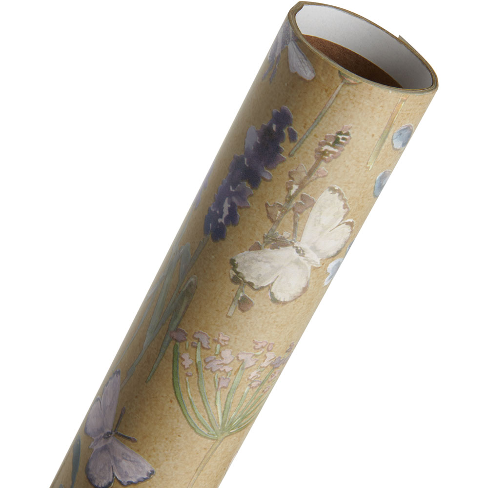 Wilko 3m Countryside Floral Roll Wrap Image 3