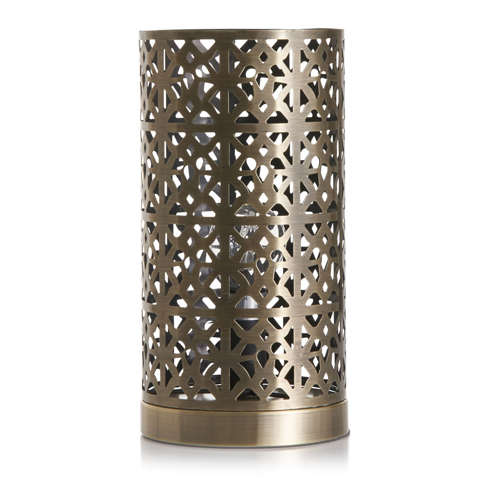 Wilko Brass Effect Tunis Table Lamp Image 3