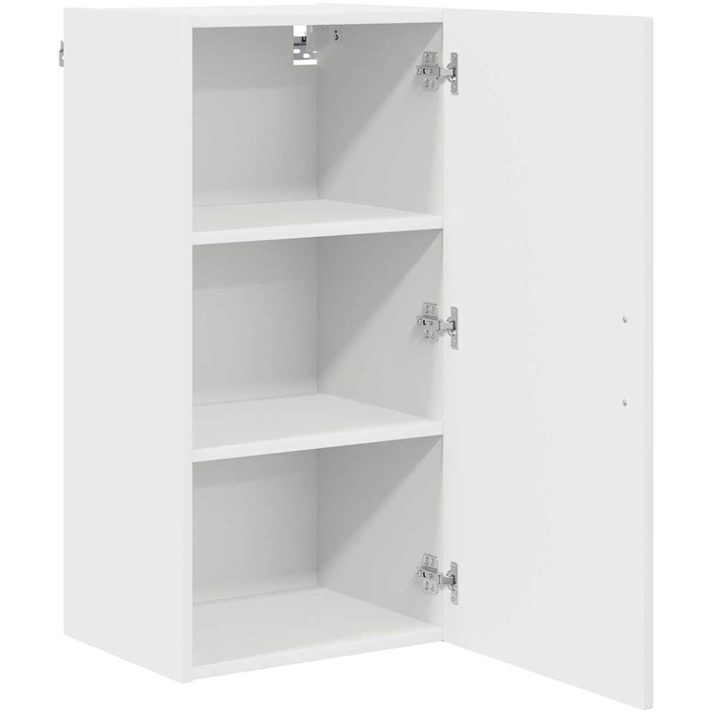 vidaXL Kalmar Single Door High Gloss White Wall Kitchen Cabinet Image 5