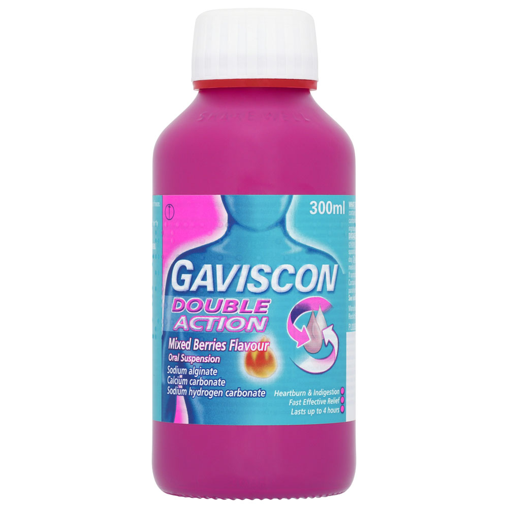 Gaviscon Double Action Mixed Berries Flavour Liquid 300ml Wilko