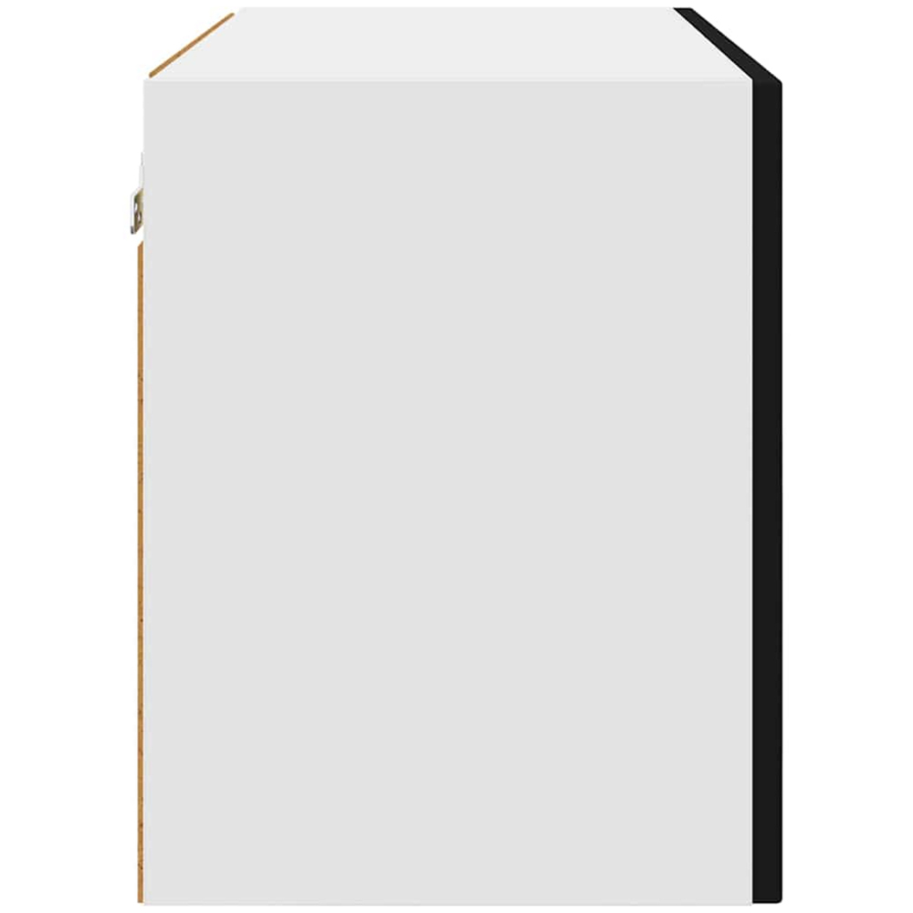 vidaXL Kalmar 2 Door Black Wall Mounted Kitchen Cabinet Image 7