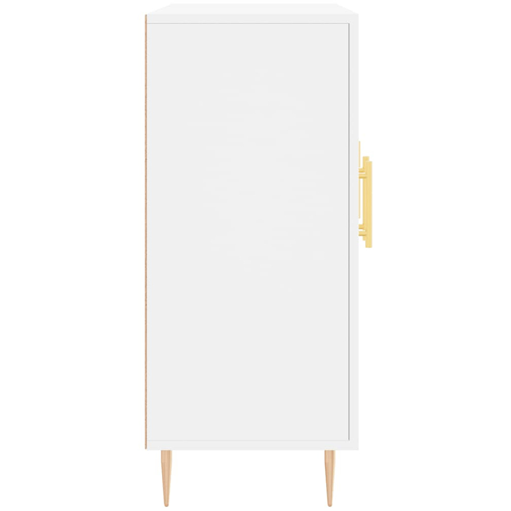 vidaXL 3 Door White Sideboard Image 7
