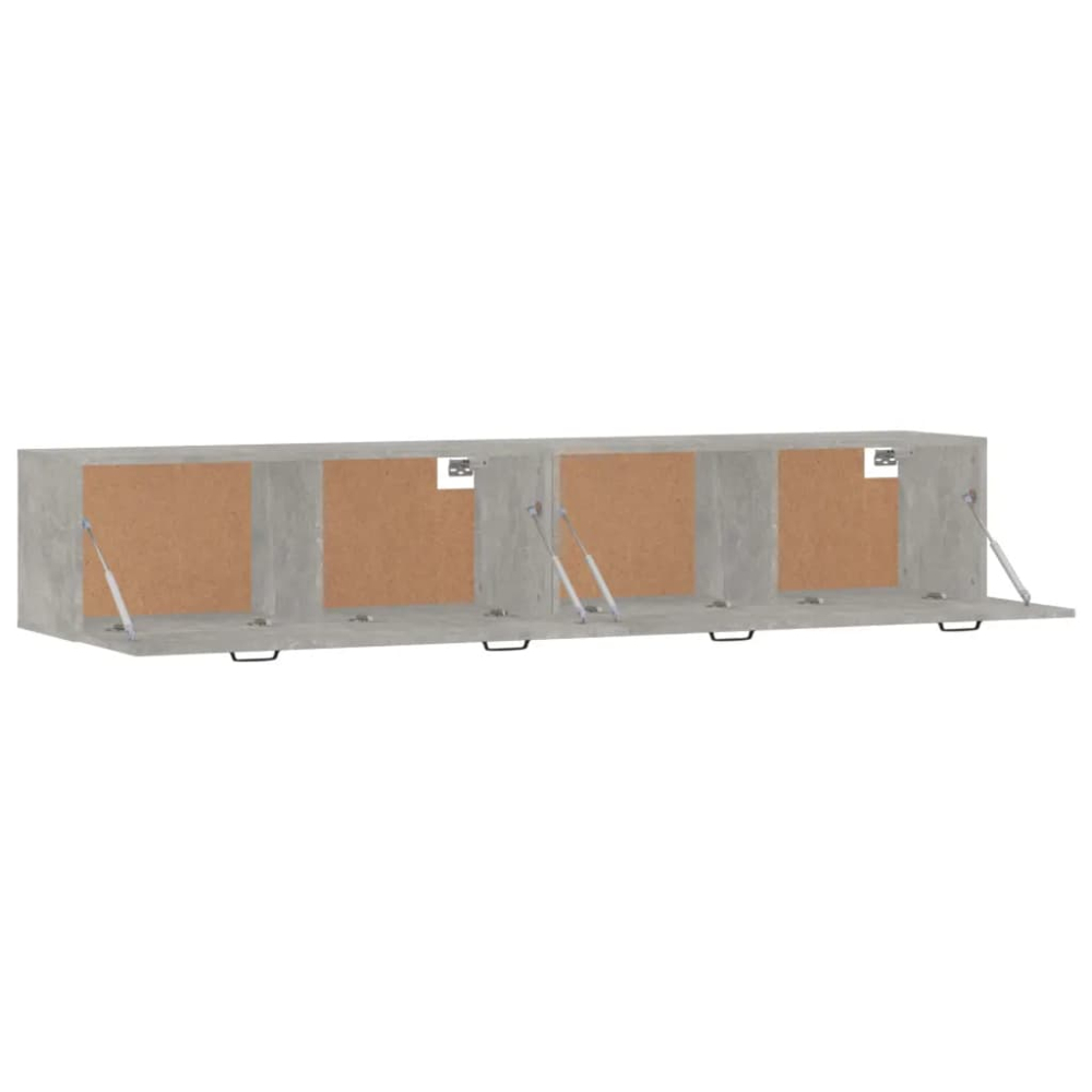 vidaXL 2 Door Concrete Grey Wall Cabinet Set of 2 Image 5