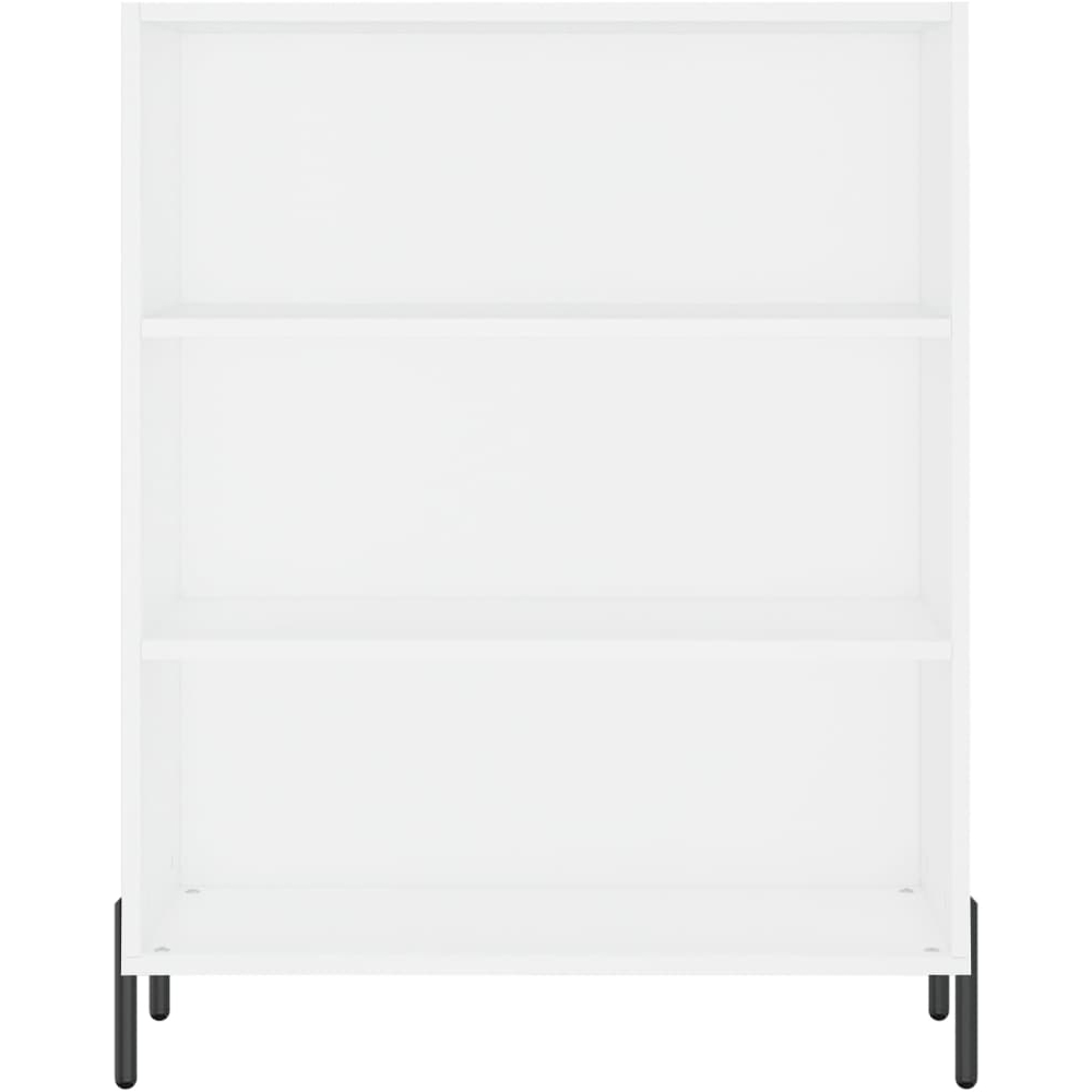 vidaXL 3 Shelf White Wide Storage Cabinet Image 3