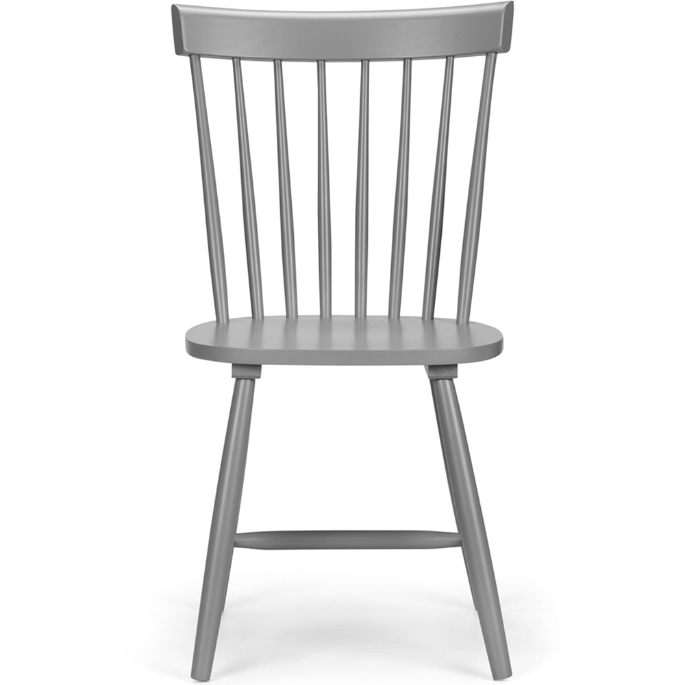 Julian Bowen Torino Set of 4 Grey Chairs Image 3