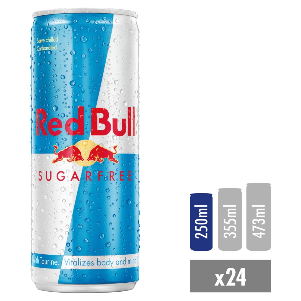Red Bull Sugar Free 250ml Image 3