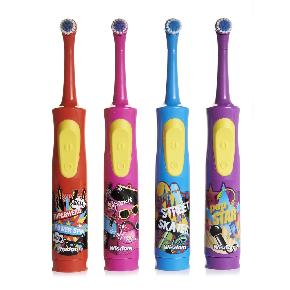 Wisdom Spinbrush Junior Electric Toothbrush Assorted Image