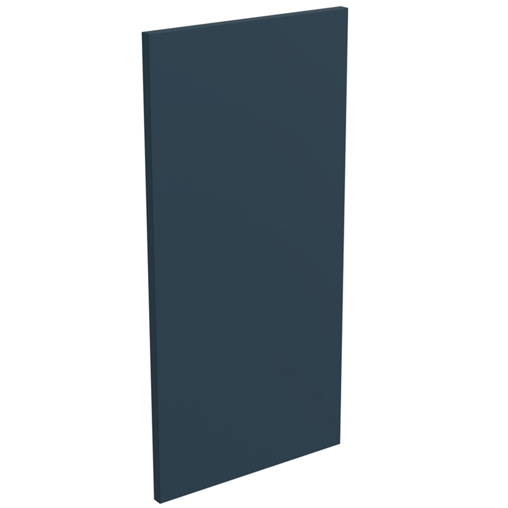 Kitchen Kit J-Pull Matt Indigo Blue Wall End Panel 800 x 350 x 18mm Image 1